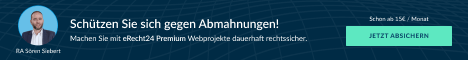 eRecht24 Premium – Websites rechtssicher gegen Abmahnungen absichern
